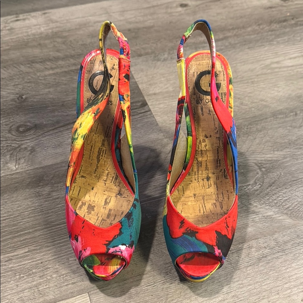 Colorful Women's Slingback Heels